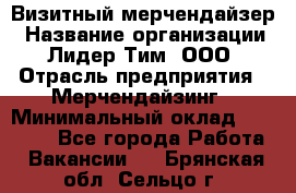 Визитный мерчендайзер › Название организации ­ Лидер Тим, ООО › Отрасль предприятия ­ Мерчендайзинг › Минимальный оклад ­ 18 000 - Все города Работа » Вакансии   . Брянская обл.,Сельцо г.